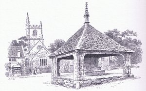 Castle Combe, Wiltshire, de The Cottages and the Village Life of Rural England publié par Dent & Sons Limited, 1912 - Alfred Robert Quinton